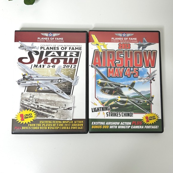 Planes of Fame Other - Planes of Fame Air Show DVD Set 2012 2013 Chino CA 4-Disc
